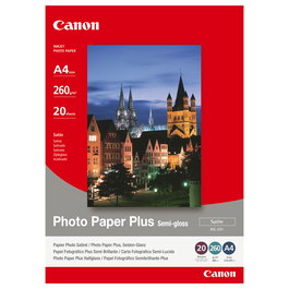 Canon SG-201 Papel Fotográfico A4 Satinado Semi Brillante 20 Hojas 260 Gramos