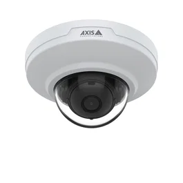 AXIS Cámara de Seguridad IP Interior M3085-V / 02373-001, 2 MP 1080p, Mini Domo Almohadilla para Techo/Pared, WDR, Lightfinder, Analítica con Aprendizaje Profundo, PoE, Blanco