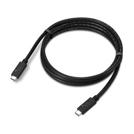 Lenovo 4X91U92143 Cable USB-C a USB-C USB4 Gen 2x2 20 Gbps 1.5m Negro