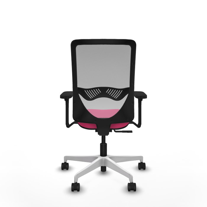 PIQUERAS Y CRESPO Silla de oficina Zulema Rosa y Gris con Mecanismo Sincro PIQUERAS Y CRESPO Silla de oficina Zulema Rosa y Gris con Mecanismo Sincro