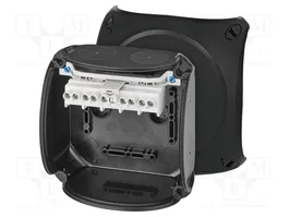 HENSEL Caja de conexiones ENYCASE® con abrazaderas, negra
