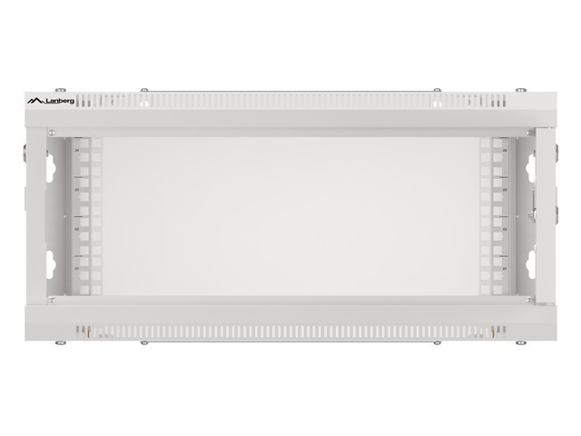 Lanberg Armario rack de pared 19 pulgadas 4U 600x450mm gris V2 Lanberg Armario rack de pared 19 pulgadas 4U 600x450mm gris V2