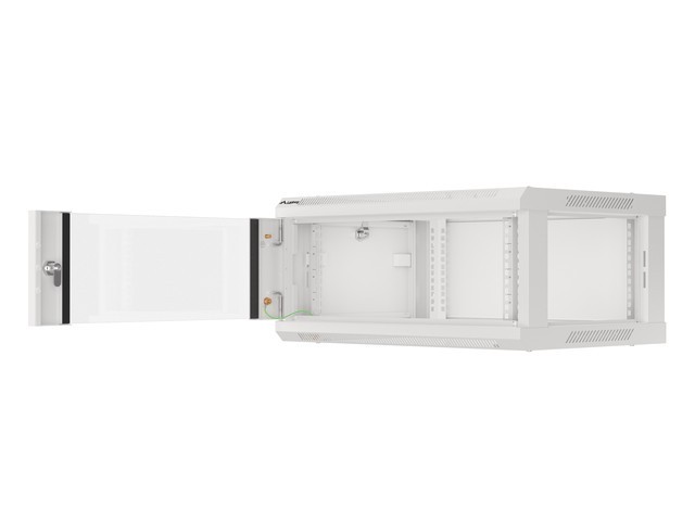 Lanberg Armario rack de pared 19 pulgadas 4U 600x450mm gris V2 Lanberg Armario rack de pared 19 pulgadas 4U 600x450mm gris V2