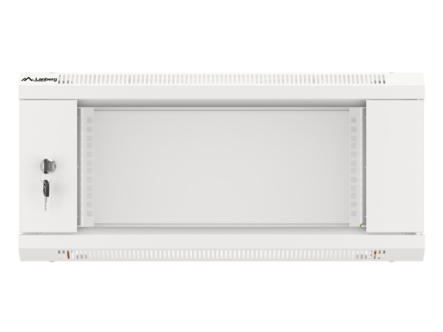 Lanberg Armario rack de pared 19 pulgadas 4U 600x450mm gris V2 Lanberg Armario rack de pared 19 pulgadas 4U 600x450mm gris V2