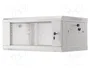Lanberg Armario rack de pared 19 pulgadas 4U 600x450mm gris V2