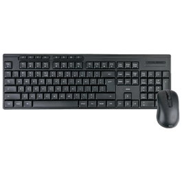 Hama WKM-200 set inalámbrico 2 en 1 negro ratón y teclado