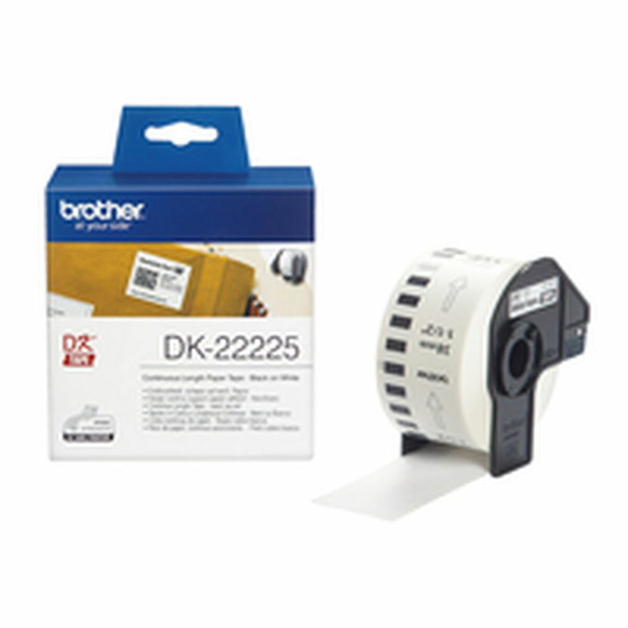 Brother DK-22225 Cinta Continua de Papel Térmico Blanco 38 mm x 30,48 m