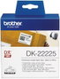 Brother DK-22225 Cinta Continua de Papel Térmico Blanco 38 mm x 30,48 m
