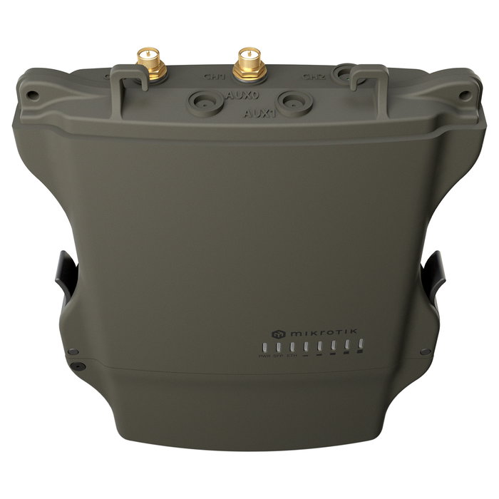 MikroTik L23UGSR-5HaxD2HaxD-NM NetMetal ax Router WiFi 6 Dual-Band 2.4 y 5 GHz, Puerto Gigabit LAN, PoE Pasivo, SFP, Ranura SIM, RouterOS