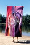 Mijölnir 90 Toalla de Playa Multicolor de Lujo, 90x150 cm, 70% Poliéster 30% Poliamida, Secado Rápido