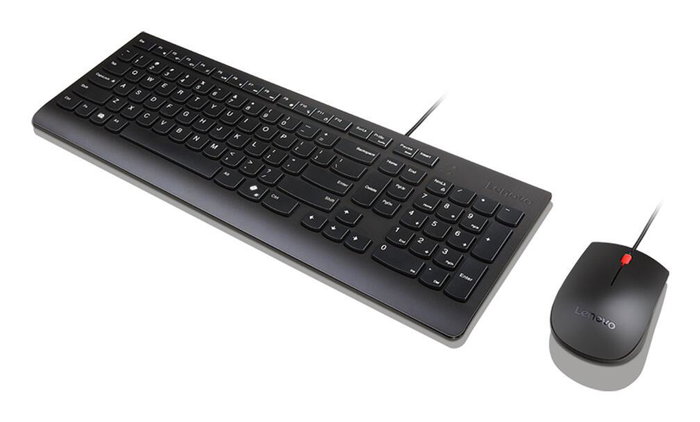 Lenovo Essential Wired Combo de teclado y ratón Negro 4X31R64414