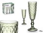 Vivalto Copa Cava Diamante Verde 170 ml 7x20x7 cm (Set de 24)