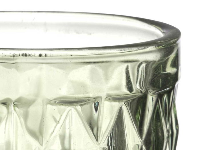 Vivalto Copa Cava Diamante Verde 170 ml 7x20x7 cm (Set de 24)