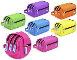 POESSA Pack de 12 Portatodos Cuádruples Colores Neón