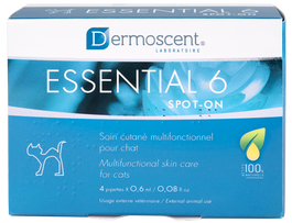 Nextmune Essential 6 grato Spot On 0,6 mL 4Pip Cuidado Piel Perro Gato Rico en AGE Omega 3 y 6