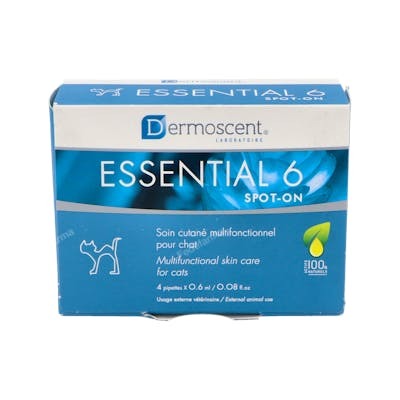 Dermoscent Essential 6 Spot-On Gato 0,6ml x 4 Pipetas Dermoscent Essential 6 Spot-On Gato 0,6ml x 4 Pipetas
