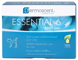 Dermoscent Essential 6 Spot-On Gato 0,6ml x 4 Pipetas