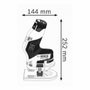 Bosch GKF 12V-8 Professional Fresadora de cantos a batería