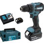 Makita DDF490RFJ Atornillador y taladro inalámbrico 18V con 2 baterías de 3.0 Ah