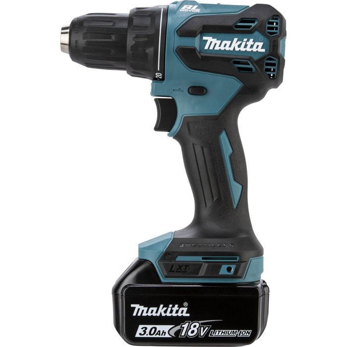 Makita DDF490RFJ Atornillador y taladro inalámbrico 18V con 2 baterías de 3.0 Ah