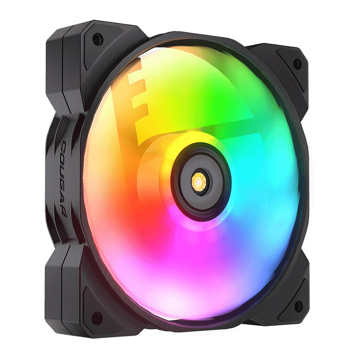 Cougar MHP 120 ARGB 120mm Ventilador para Carcasa de PC, Negro/Blanco, Pack de 3