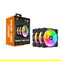 Cougar MHP 120 ARGB 120mm Ventilador para Carcasa de PC, Negro/Blanco, Pack de 3