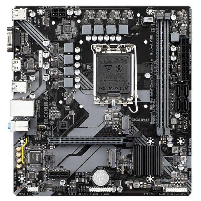 GIGABYTE B760M H DDR4 Micro ATX LGA 1700 Intel B760