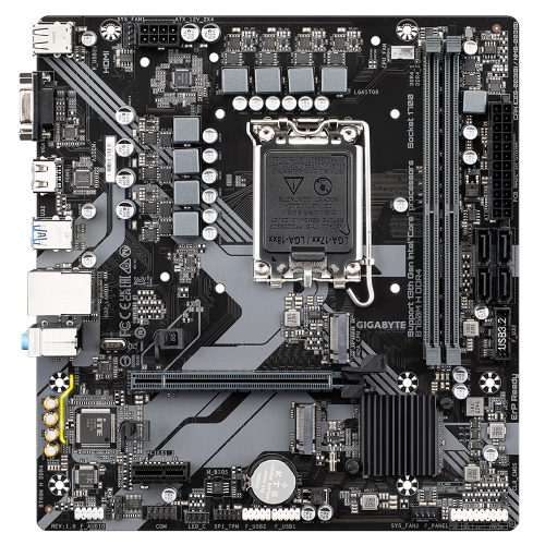 GIGABYTE B760M H DDR4 Micro ATX LGA 1700 Intel B760