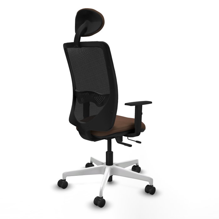 PIQUERAS Y CRESPO Silla de oficina Zulema con mecanismo Sincro/Traslack, Marrón oscuro y Negro PIQUERAS Y CRESPO Silla de oficina Zulema con mecanismo Sincro/Traslack, Marrón oscuro y Negro