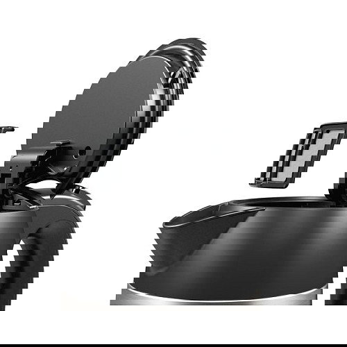 Bosch TWK3P420 Wasserkocher Hervidor Eléctrico 1.7L Acero Inoxidable Negro 2400W con Indicador de Nivel, Apagado Automático y Base 360°