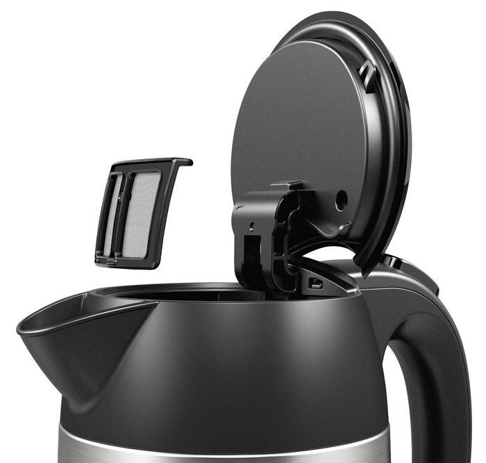 Bosch TWK3P420 Hervidor de agua 1,7 L Acero inoxidable/Negro Bosch TWK3P420 Hervidor de agua 1,7 L Acero inoxidable/Negro