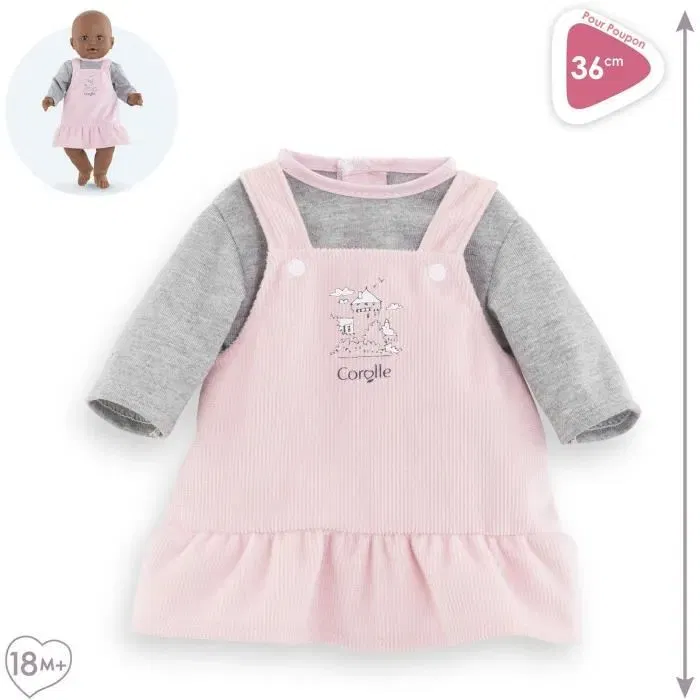 Corolle Vestido y camiseta Orillas del Loira COR4062013141442 Ropa para muñeca de 36cm A partir de 2 años