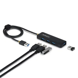 StarTech Hub USB-A de 4 Puertos 5 Gbps Negro H5A4A-USB-HUB-2
