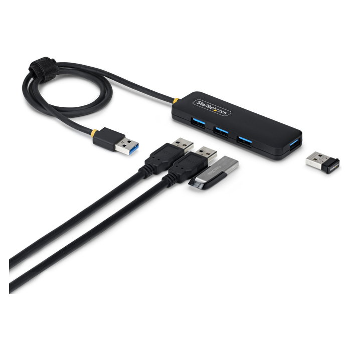 StarTech.com Hub USB-A de 4 Puertos 5 Gbps H5A4A-USB-HUB-2 Negro StarTech.com Hub USB-A de 4 Puertos 5 Gbps H5A4A-USB-HUB-2 Negro