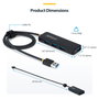 StarTech.com Hub USB-A de 4 Puertos 5 Gbps H5A4A-USB-HUB-2 Negro