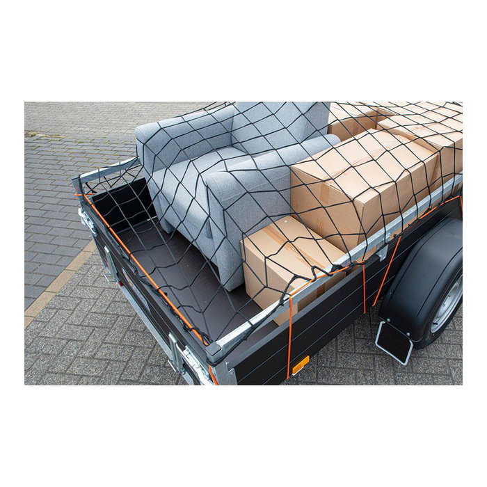 Black+Decker Red de carga elastica, 2x3m, mallado 10x10cm con cuerda elastica de 8mm