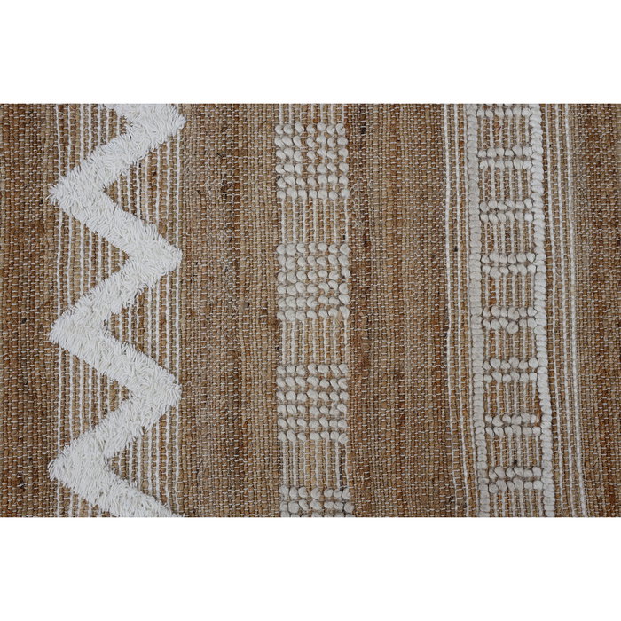 DKD Home Decor Alfombra de Yute 75x175x1 cm Antideslizante