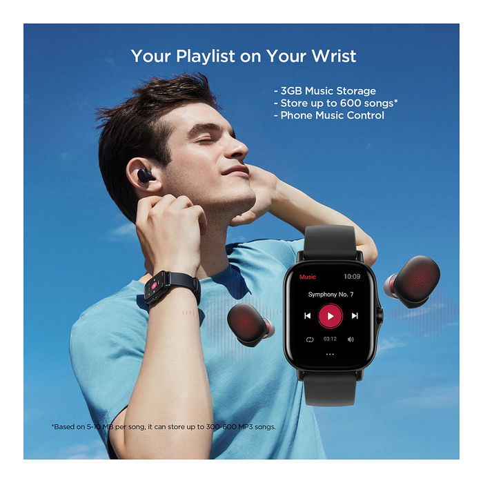 Amazfit GTS 2 Smartwatch con Pantalla AMOLED 1.65", GPS, Resistente al Agua 50m, Monitor de Pulso y Oxígeno en Sangre, para iOS y Android Amazfit GTS 2 Smartwatch con Pantalla AMOLED 1.65", GPS, Resistente al Agua 50m, Monitor de Pulso y Oxígeno en Sangre, para iOS y Android