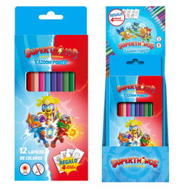 Lapices De Colores Dohe Superthings Caja De 12 (Set de 12)