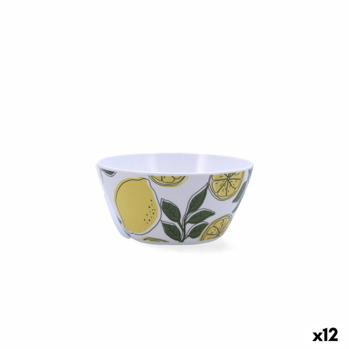 Quid Bol Melamina Sicilia Blanco (12 Unidades) 14,5x7 cm