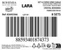 Bohemia Set de 6 copas de cristal LARA 540cc