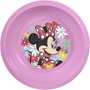 Licensing Cuenco Infantil Minnie Mouse CZ11377 Disney Plástico Alimentario Reciclable Libre de BPA Resistente Fácil de Limpiar Apto para Niños 4 Años 16.7x3.3 cm