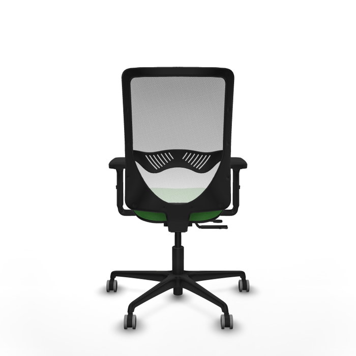 PIQUERAS Y CRESPO Silla de oficina Zulema Verde y Blanco