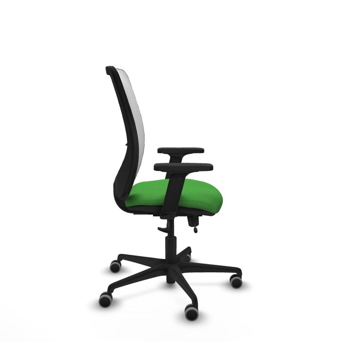 PIQUERAS Y CRESPO Silla de oficina Zulema Verde y Blanco