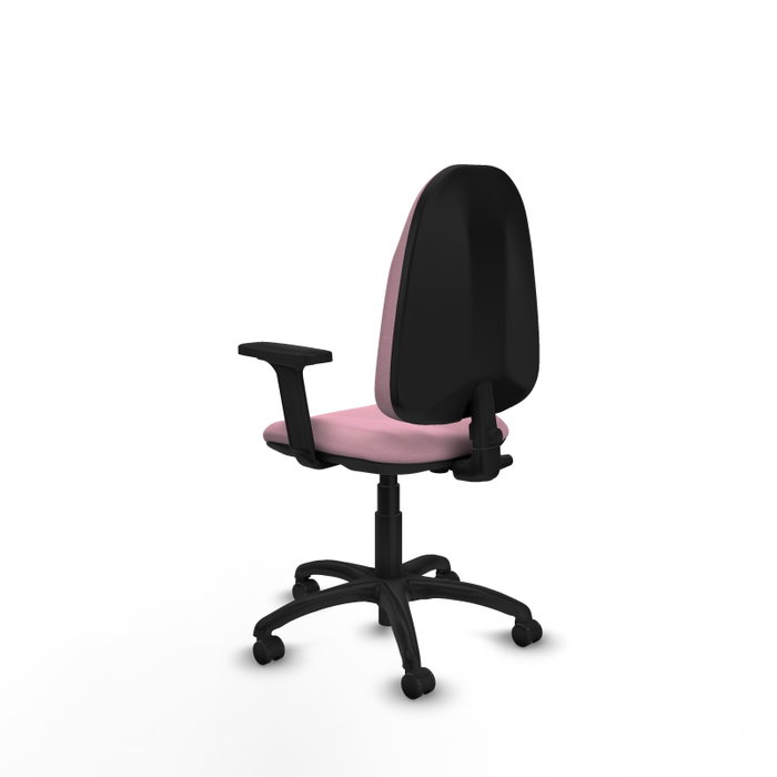 PIQUERAS Y CRESPO Silla de oficina Algarra Rosa con Brazos 2D PIQUERAS Y CRESPO Silla de oficina Algarra Rosa con Brazos 2D