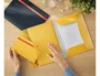 Leitz Cosy Carpeta de Polipropileno con Gomas, Solapas y Bolsillo Interior Amarillo DIN A4