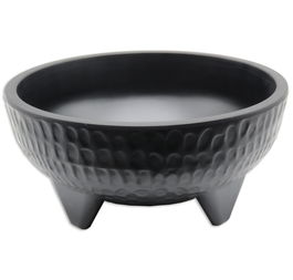 ADRIER - MMOL23-BK - (Venta 1 ud) - Molcajete 1,9 litros - 22,8 cm Ø x 10 cm alto - Negro