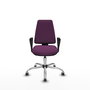 PIQUERAS Y CRESPO Silla de oficina Elche con mecanismo Asincro en color Morado