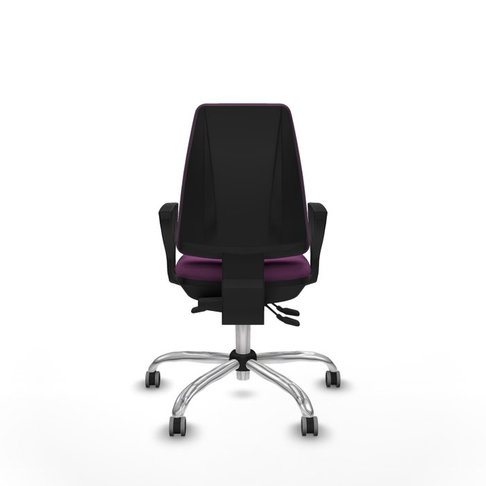 PIQUERAS Y CRESPO Silla de oficina Elche con mecanismo Asincro en color Morado