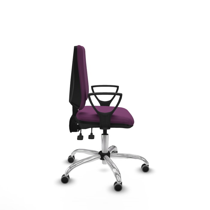PIQUERAS Y CRESPO Silla de oficina Elche con mecanismo Asincro en color Morado